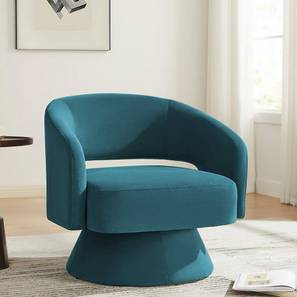 home lifestylez Aracell Accent Chair in Teal Blue Colour-picture-18