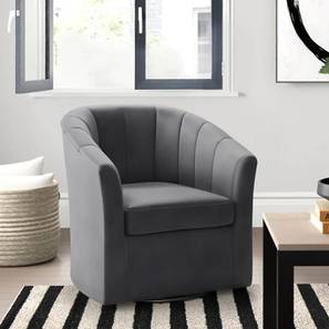 Barrin Accent Chair in Grey Colour-image-4