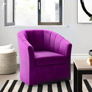 Barrin Accent Chair in Purple Colour-image-14