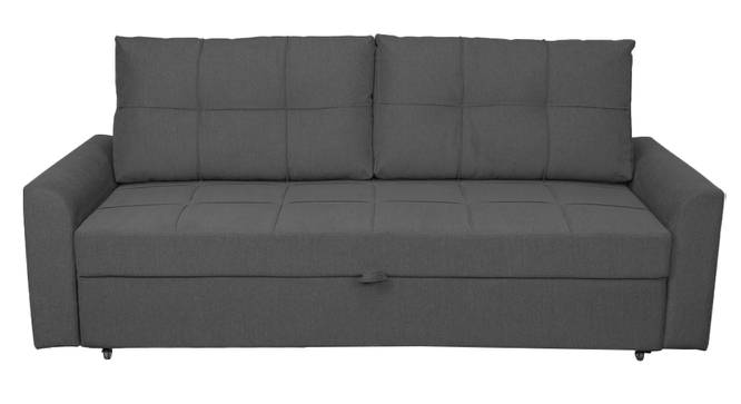 Barato 3 Seater Pull Out Sofa Cum Bed In Nav Blue Colour (Dark Grey) by Urban Ladder - Front View Design 1 - 852961