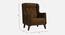 Ruby Accent Chair in Black Colour (Brown) by Urban Ladder - Ground View Design 1 - 852992