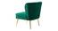 Rabel  Accent Chair in Green Colour (Green) by Urban Ladder - Ground View Design 1 - 853038