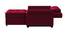 Serta 3 Seater Pull Out Sofa Cum Bed In Grey Colour (Maroon) by Urban Ladder - Rear View Design 1 - 853052