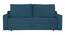 Step 3 Seater Pull Out Sofa Cum Bed In T Blue  Colour (Teal Blue) by Urban Ladder - Design 1 Side View - 853117