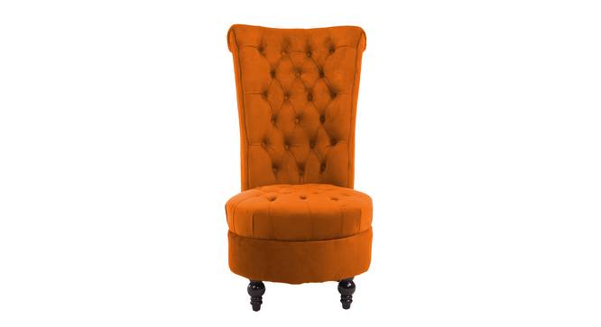 Piece High Back Accent Chair in Black Colour (Orange) by Urban Ladder - Design 1 Side View - 853119
