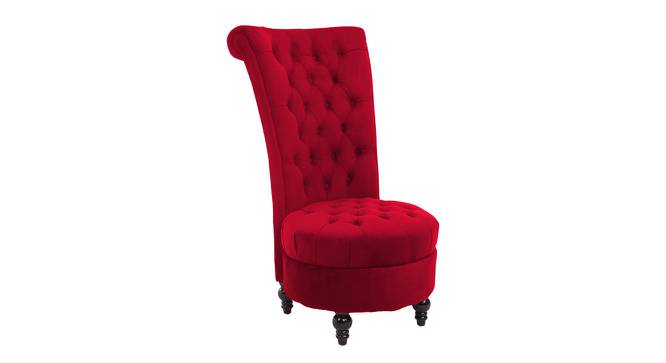 Piece High Back Accent Chair in Black Colour (Maroon) by Urban Ladder - Design 1 Side View - 853126