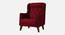 Ruby Accent Chair in Black Colour (Maroon) by Urban Ladder - Design 1 Side View - 853139