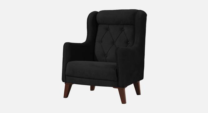 Ruby Accent Chair in Black Colour (Black) by Urban Ladder - Design 1 Side View - 853140