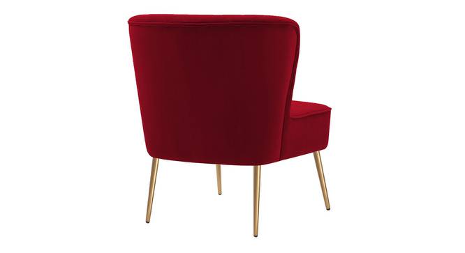 Ruba Accent Chair in Pink Colour (Maroon) by Urban Ladder - Design 1 Side View - 853154