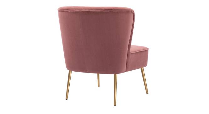 Ruba Accent Chair in Pink Colour (Pink) by Urban Ladder - Design 1 Side View - 853155