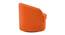 Andean Swivel Solid Wood Barrel Chair in T Blue Colour (Orange) by Urban Ladder - Ground View Design 1 - 853186