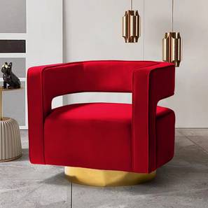 Alson Accent Chair in Red Colour-image-1