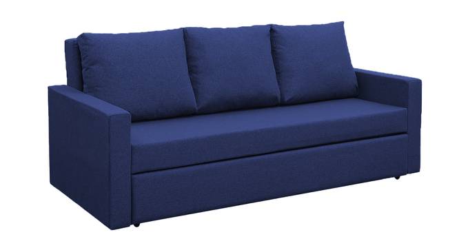 Akron 3 Seater Pull Out Sofa Cum Bed In Nav Blue  Colour (Navy Blue) by Urban Ladder - Front View Design 1 - 853214