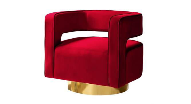 Alson Accent Chair in T Blue Colour (Red) by Urban Ladder - Front View Design 1 - 853215