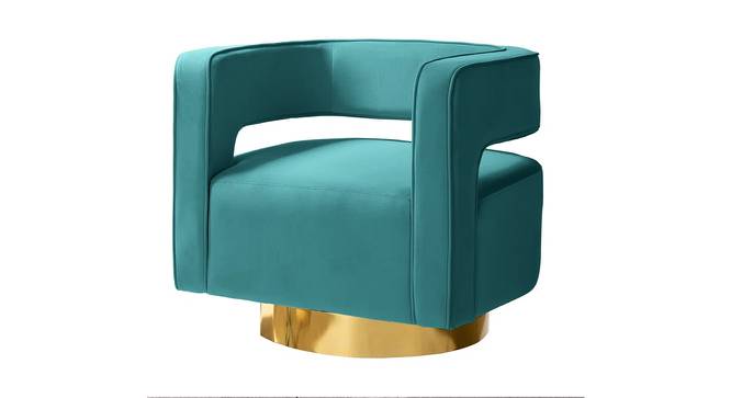 Alson Accent Chair in T Blue Colour (Teal Blue) by Urban Ladder - Front View Design 1 - 853216