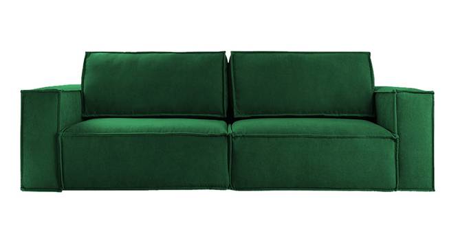 Skult 3 Seater Pull Out Sofa Cum Bed In Pink Colour (Green) by Urban Ladder - Design 1 Side View - 853227
