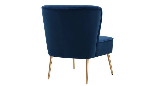 Ruba Accent Chair in Pink Colour (Navy Blue) by Urban Ladder - Design 1 Side View - 853234
