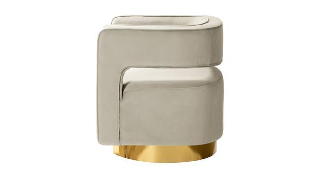 Alson Accent Chair in T Blue Colour (Cream) by Urban Ladder - Design 1 Side View - 853235