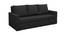 Akron 3 Seater Pull Out Sofa Cum Bed In Nav Blue  Colour (Black) by Urban Ladder - Front View Design 1 - 853293