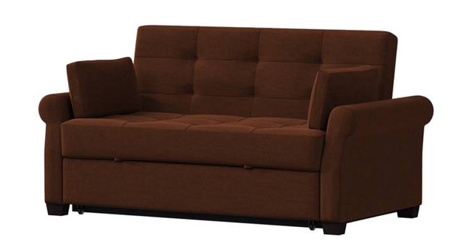 Serta 3 Seater Pull Out Sofa Cum Bed In Grey Colour (Brown) by Urban Ladder - Front View Design 1 - 853299
