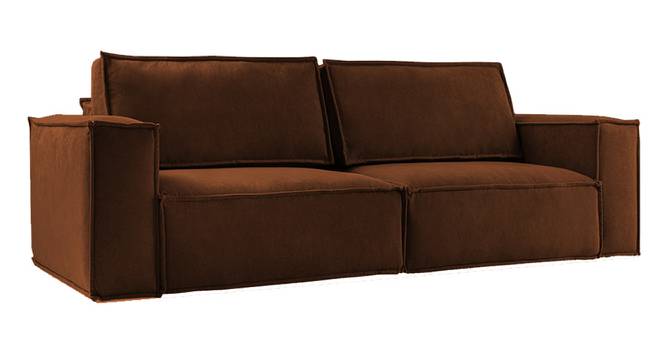 Skult 3 Seater Pull Out Sofa Cum Bed In Pink Colour (Brown) by Urban Ladder - Front View Design 1 - 853304