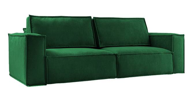 Skult 3 Seater Pull Out Sofa Cum Bed In Pink Colour (Green) by Urban Ladder - Front View Design 1 - 853305