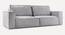 Skult 3 Seater Pull Out Sofa Cum Bed In Pink Colour (Grey) by Urban Ladder - Front View Design 1 - 853306