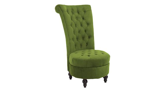 Piece High Back Accent Chair in Black Colour (Mint Green) by Urban Ladder - Front View Design 1 - 853324