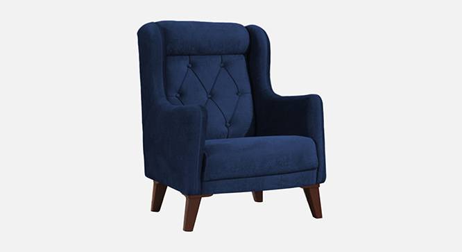 Ruby Accent Chair in Black Colour (Navy Blue) by Urban Ladder - Front View Design 1 - 853332