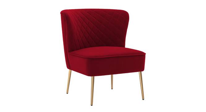 Ruba Accent Chair in Pink Colour (Maroon) by Urban Ladder - Front View Design 1 - 853354