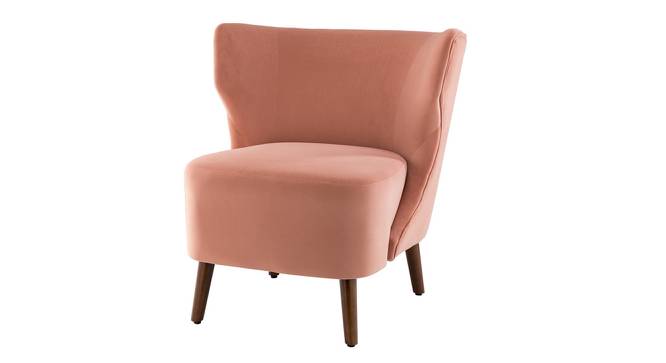 Torren Accent Chair in Yellow Colour (Peach) by Urban Ladder - Front View Design 1 - 853363