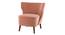 Torren Accent Chair in Yellow Colour (Peach) by Urban Ladder - Front View Design 1 - 853363