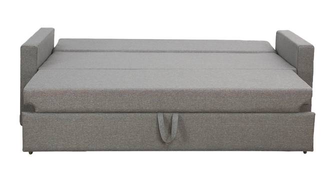 Akron 3 Seater Pull Out Sofa Cum Bed In Nav Blue  Colour (Grey) by Urban Ladder - Design 1 Side View - 853375