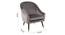 Matisse Accent Chair in Grey Colour (Grey) by Urban Ladder - Rear View Design 1 - 853388