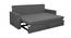 Akron 3 Seater Pull Out Sofa Cum Bed In Nav Blue  Colour (Dark Grey) by Urban Ladder - Ground View Design 1 - 853393