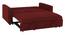Medas 3 Seater Pull Out Sofa Cum Bed In Black Colour (Maroon) by Urban Ladder - Ground View Design 1 - 853437