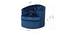 Marius Swivel Solid Wood Round Chair in Orange Colour (Navy Blue) by Urban Ladder - Ground View Design 1 - 853467