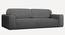 Parega 3 Seater Pull Out Sofa Cum Bed In Blue Colour (Grey) by Urban Ladder - Design 1 Side View - 853489