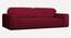 Parega 3 Seater Pull Out Sofa Cum Bed In Blue Colour (Maroon) by Urban Ladder - Design 1 Side View - 853492