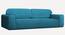 Parega 3 Seater Pull Out Sofa Cum Bed In Blue Colour (Blue) by Urban Ladder - Design 1 Side View - 853493