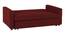 Medas 3 Seater Pull Out Sofa Cum Bed In Black Colour (Maroon) by Urban Ladder - Ground View Design 1 - 853502