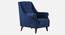 Joplin Accent Chair in Yellow Colour (Navy Blue) by Urban Ladder - Ground View Design 1 - 853529