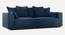 Flycon 3 Seater Pull Out Sofa Cum Bed In Blue Colour (Blue) by Urban Ladder - Front View Design 1 - 853535