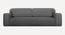 Parega 3 Seater Pull Out Sofa Cum Bed In Blue Colour (Grey) by Urban Ladder - Front View Design 1 - 853543