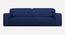 Parega 3 Seater Pull Out Sofa Cum Bed In Blue Colour (Navy Blue) by Urban Ladder - Front View Design 1 - 853552