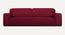 Parega 3 Seater Pull Out Sofa Cum Bed In Blue Colour (Maroon) by Urban Ladder - Front View Design 1 - 853556