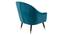 Matisse Accent Chair in Grey Colour (Teal Blue) by Urban Ladder - Ground View Design 1 - 853561