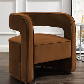 home lifestylez Jordy Accent Chair in Brown Colour-picture-20