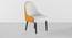 Lili Accent Chair in Cream & Orange Colour (Cream & Orange) by Urban Ladder - Front View Design 1 - 853577