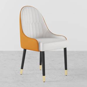 Accent Chairs In Chennai Design Lili Accent Chair in Cream & Orange